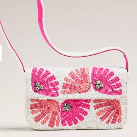 Anthropologie Handbags - Fiona Beaded Bag Foral Edition - Brand New from Anthropologie - NWOT